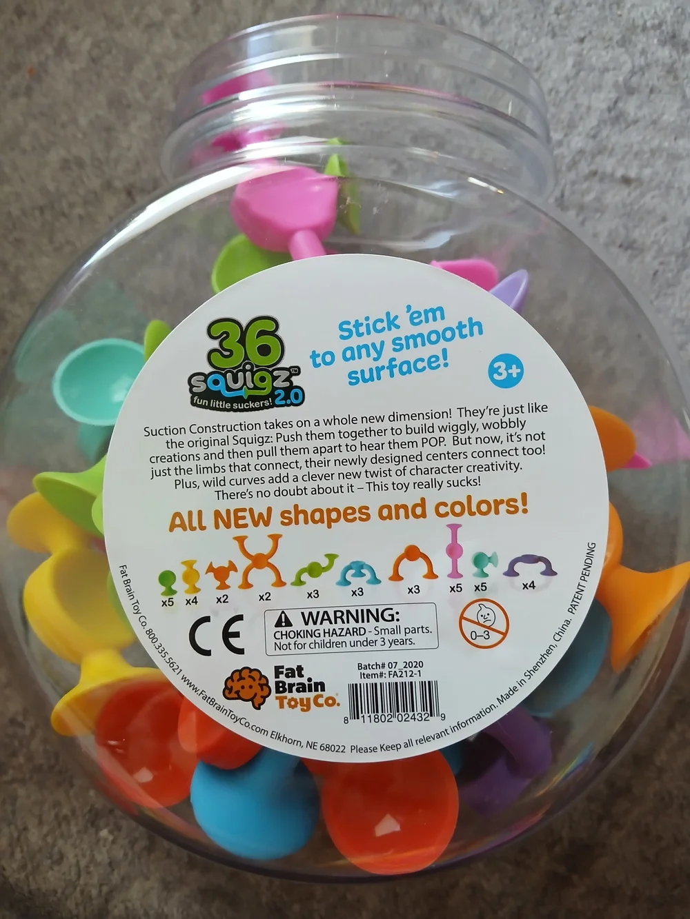 Squigz 2.0 Toys- 36 Pieces